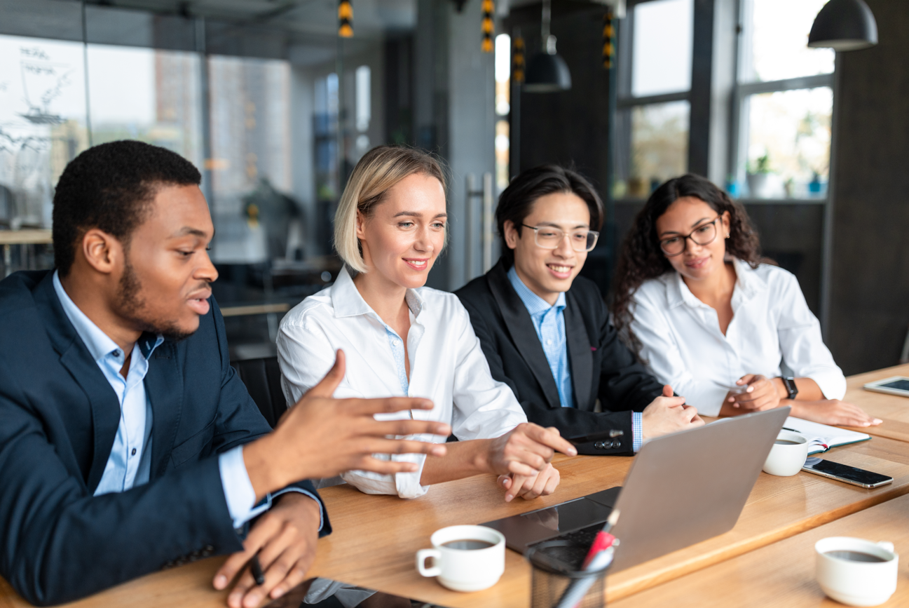 Berkshire advisors in a client strategy session